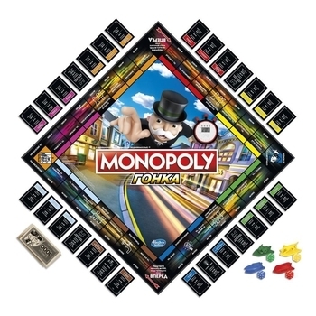 Настольная игра Hasbro Monopoly Гонка (E7033) - Pampik - 3