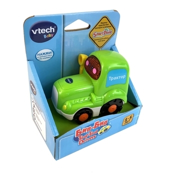 Розвиваюча іграшка VTech Біп-Біп Трактор (80-127726) - Pampik