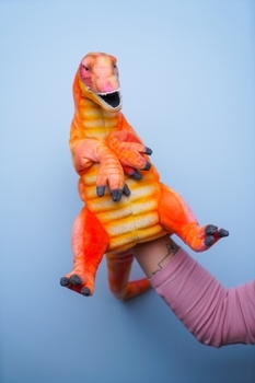 Лялька-рукавичка Hansa Puppet Спинозавр, 35 см (7753) - Pampik - 3