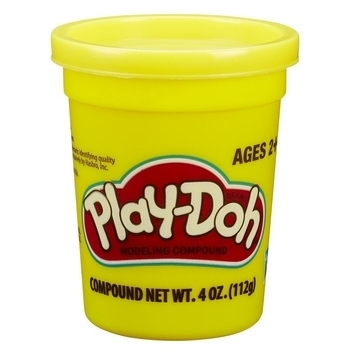 Баночка пластилина Hasbro Play-Doh, желтый (B7412) - Pampik