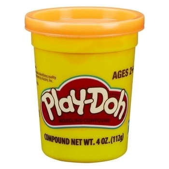Баночка пластилина Hasbro Play-Doh, оранжевый (B7413) - Pampik