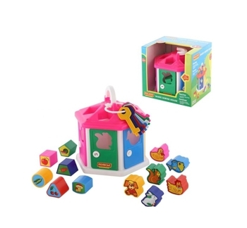 Сортер Polesie Логический домик, в коробке (6011) - Pampik - 2