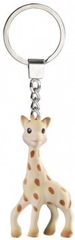 Подарунковий набір Vulli Жирафа Софі, прорізувач з брязкальцем-твістом і брелоком Жирафа Софі (010324) - Pampik - 4