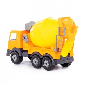 Іграшка Polesie Престиж Бетоновоз, в лотку, жовтий (76526) - Pampik - 2