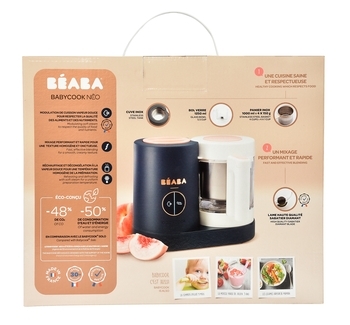 Пароварка-блендер Beaba Babycook Neo Night Blue, темно-синий (912772) - Pampik - 8