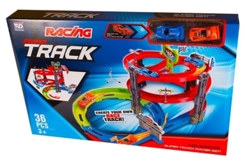 Гоночний трек Qunxing Toys Трирівневий віраж (68832) - Pampik