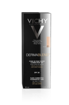 Коригувальний тональний флюїд Vichy Dermablend, відтінок 25, 30 мл - Pampik - 2