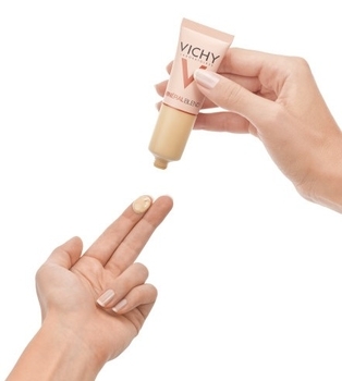 Зволожувальний тональний засіб Vichy Mineralblend, для додання шкірі природного сяючого вигляду, відтінок 01, 30 мл - Pampik - 7