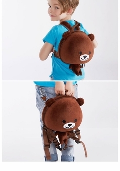 Рюкзак Supercute Ведмедик, коричневий (SF036-a) - Pampik - 6