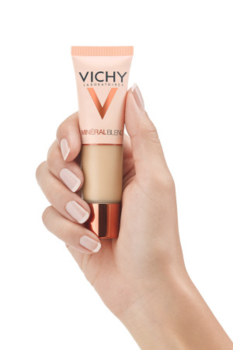 Зволожувальний тональний засіб Vichy Mineralblend, для додання шкірі природного сяючого вигляду, відтінок 03, 30 мл - Pampik - 6