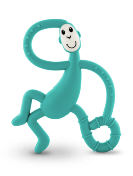 Прорізувач для зубів Matchstick Monkey Танцююча мавпочка, зелений (MM-DMT-008) - Pampik