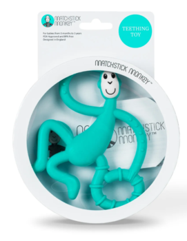 Прорізувач для зубів Matchstick Monkey Танцююча мавпочка, зелений (MM-DMT-008) - Pampik - 10
