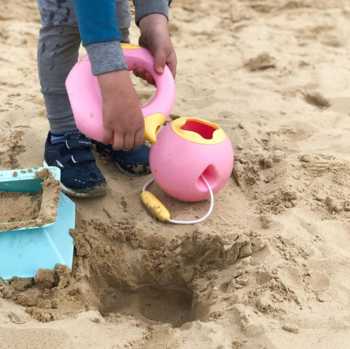 Сферичне відро Quut Mini Ballo, рожевий з жовтим (171 164) - Pampik - 6