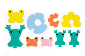 Іграшка для ванної Quut Пазл-головоломка Лягушата (171140) - Pampik - 4