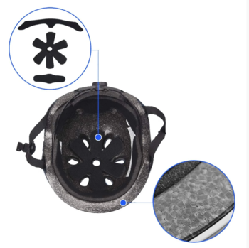 Велосипедний шолом Trybike Coconut, 44-51 см, білий з червоним (COCO 4XS) - Pampik - 5