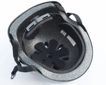 Велосипедний шолом Trybike Coconut, 47-53 см, чорний з помаранчевим (COCO 5S) - Pampik - 2