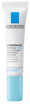 Інтенсивний зволожувальний крем La Roche-Posay Hydraphase Intense, для шкіри навколо очей, 15 мл - Pampik
