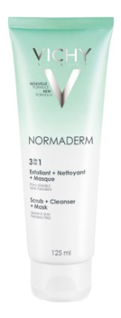 Засіб 3 в 1 для очищення обличчя Vichy Normaderm, 125 мл - Pampik