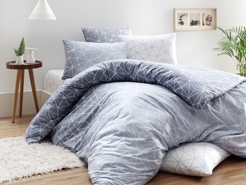 Комплект постельного белья LightHouse Smart, ранфорс, 220х200 см, серый (2988-02_2.0LH) - Pampik