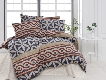 Комплект постельного белья LightHouse Barcelona, бязь голд, 220х200 см, разноцвет (100082_2.0LH) - Pampik