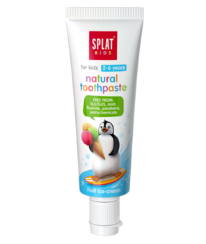 Дитяча зубна паста Splat Kids Захист від бактерій і карієсу Фруктове морозиво, 50 мл - Pampik - 3