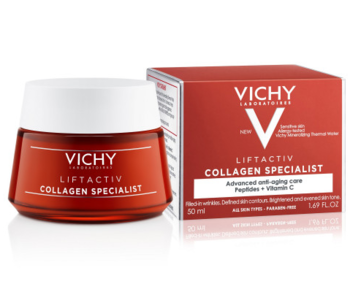 Антивозрастной крем-уход Vichy Liftactiv Collagen Specialist, для стимулирования выработки коллагена, 50 мл - Pampik