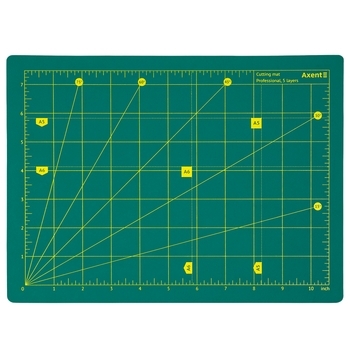 Килимок, що самовідновлюється для різання Axent Pro, А4, зелений (7907-A) - Pampik - 2