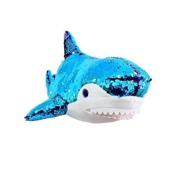 М'яка іграшка Fancy Акула, з паєтками (AKL01P) - Pampik - 2