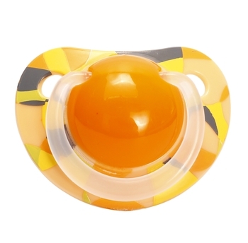 Пустушка силіконова Lindo, анатомічна, 0-6 міс., жовтий (Li402/0-6жов) - Pampik