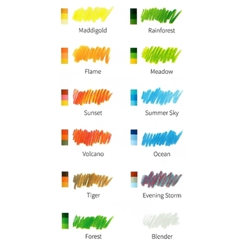 Карандаши цветные Koh-i-Noor Tri-Tone, 12 цветов (3442) - Pampik - 3