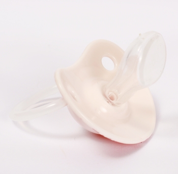 Пустушка силіконова Lindo, анатомічна, 12+ міс., рожевий (Lі402/12 + пик) - Pampik - 2