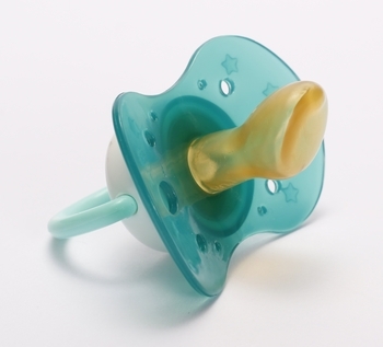 Пустушка латексна Lindo, анатомічна, 6-12 міс., бірюзовий (Pk012/6-12 з) - Pampik - 2