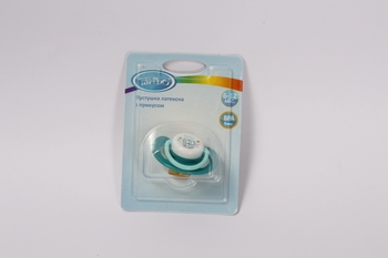 Пустушка латексна Lindo, ортодонтична, зелений (PK 011/6-12зел) - Pampik - 3