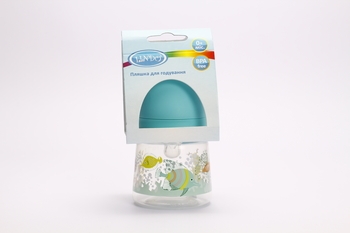 Пляшка для годування Lindo, 125 мл, зелений (Li 158 зел) - Pampik - 3