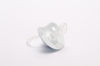 Пустушка силіконова Lindo, ортодонтична, блакитний (LI 407/12+гол) - Pampik - 2