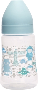 Пляшка для годування Lindo, 250 мл, блакитний (Li 159 гол) - Pampik