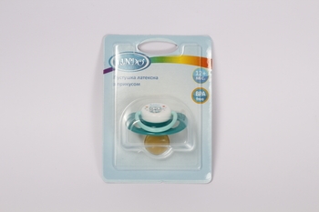 Пустушка латексна Lindo, ортодонтична, зелений (PK 011/12+зел) - Pampik - 3