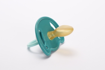 Пустушка латексна Lindo, ортодонтична, зелений (PK 011/6-12зел) - Pampik - 2