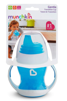 Чашка-непроливайка Munchkin Gentle Transition, 118 мл, блакитний (17129.01) - Pampik - 4