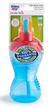 Чашка-непроливайка Munchkin Mighty Grip, 296 мл, голубой (40523.01) - Pampik - 3