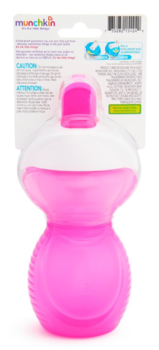 Чашка-непроливайка Munchkin Click Lock, 266 мл, рожевий (15424.02) - Pampik - 3
