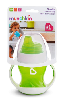 Чашка-непроливайка Munchkin Gentle Transition, 118 мл, салатовий (17129.03) - Pampik - 4