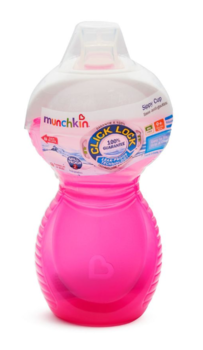 Чашка-непроливайка Munchkin Bite Proof, 266 мл, розовый (44166.02) - Pampik - 2