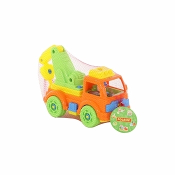 Конструктор-транспорт Polesie Евакуатор, 38 елементів, помаранчевий (73037-1) - Pampik - 2