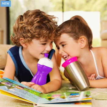 Чашка-непроливайка Munchkin Bite Proof, 266 мл, фіолетовий (44166.04) - Pampik - 3