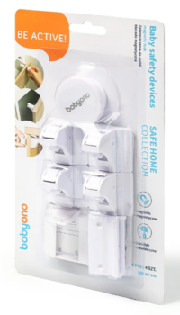 Магнітний блокувальник для меблів BabyOno, 4 шт., Білий (946) - Pampik - 4