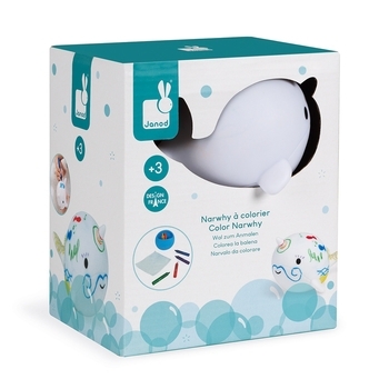 Іграшка для купання Janod Малювання Нарвав (J04726) - Pampik - 8