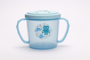 Поїльник-непроливайка Lindo зі складаним носиком, 160 мл, блакитний (Li 736 блак) - Pampik - 2