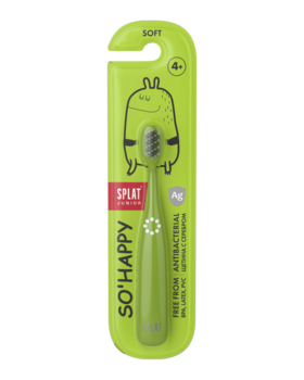 Дитяча зубна щітка Splat Junior, м'яка, зелений - Pampik