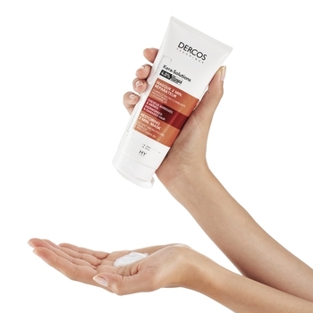 Восстанавливающая 2-минутная маска Vichy Dercos Kera-Solutions, для реконструкции поверхности поврежденных ослабленных волос, 200 мл - Pampik - 4